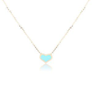 14kt Yellow Gold Mini Heart Necklace #N10